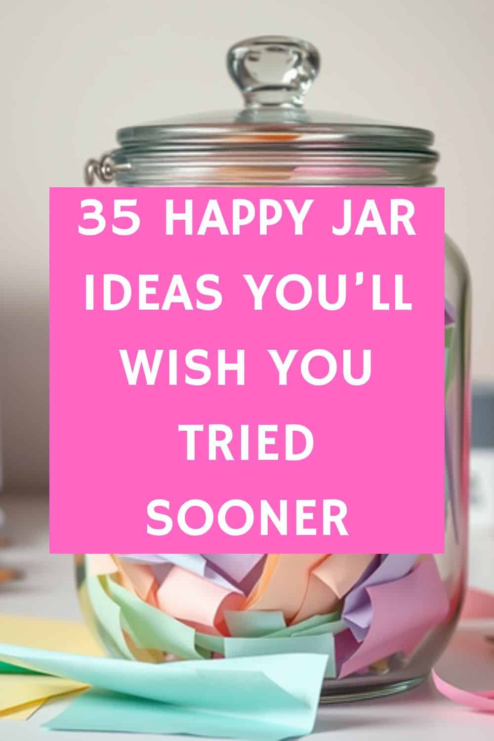 35 Happy Jar Ideas For A More Joyful Life